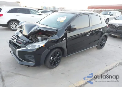 2024 Mitsubishi Mirage Black Edition из США, поврежденный, VIN ML32AWHJ2RH030429